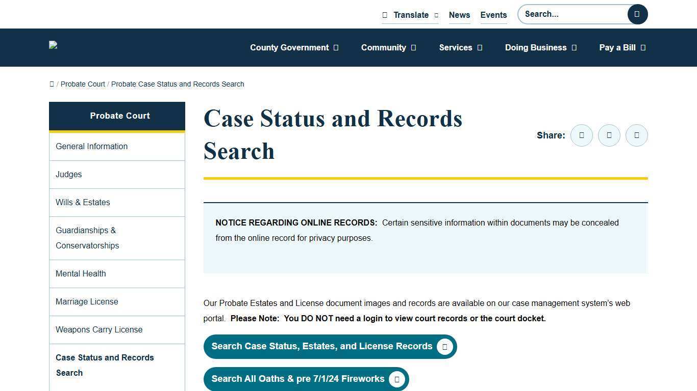 Case Status and Records Search | Cobb County Georgia